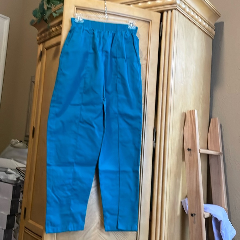 ⭐️Vintage landau petite small teal scrub pants
